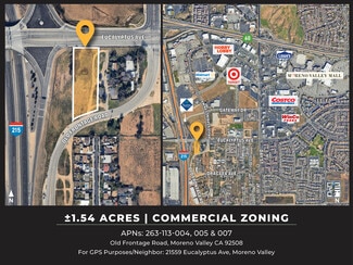 Plus de détails pour Old Frontage Rd, Moreno Valley, CA - Terrain à vendre