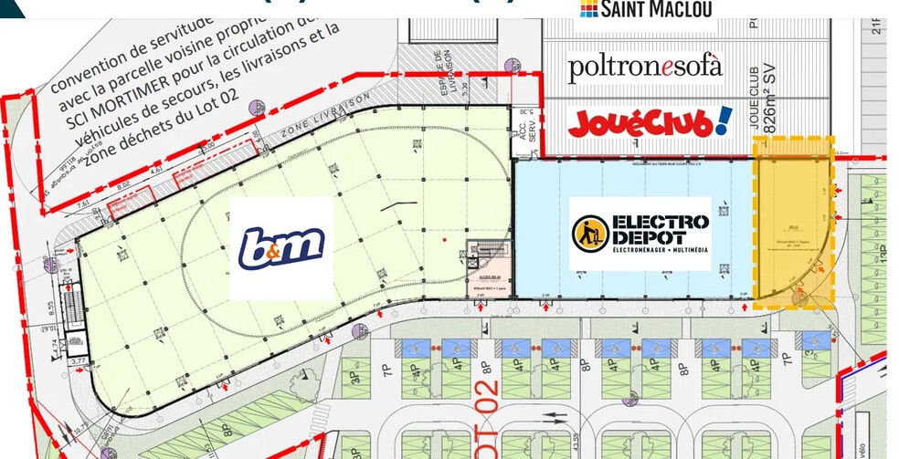 Local commercial dans Montauban à louer - Plan de site – Image 2 sur 3