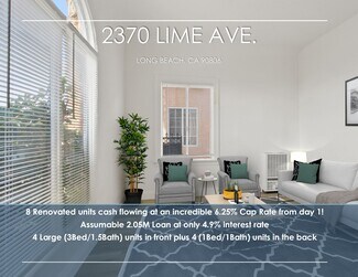 Plus de détails pour 2364-2370 Lime Ave, Long Beach, CA - Logement à vendre