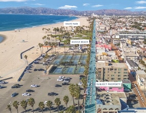 2013 Ocean Front Walk, Venice, CA - Vue aérienne vue de carte