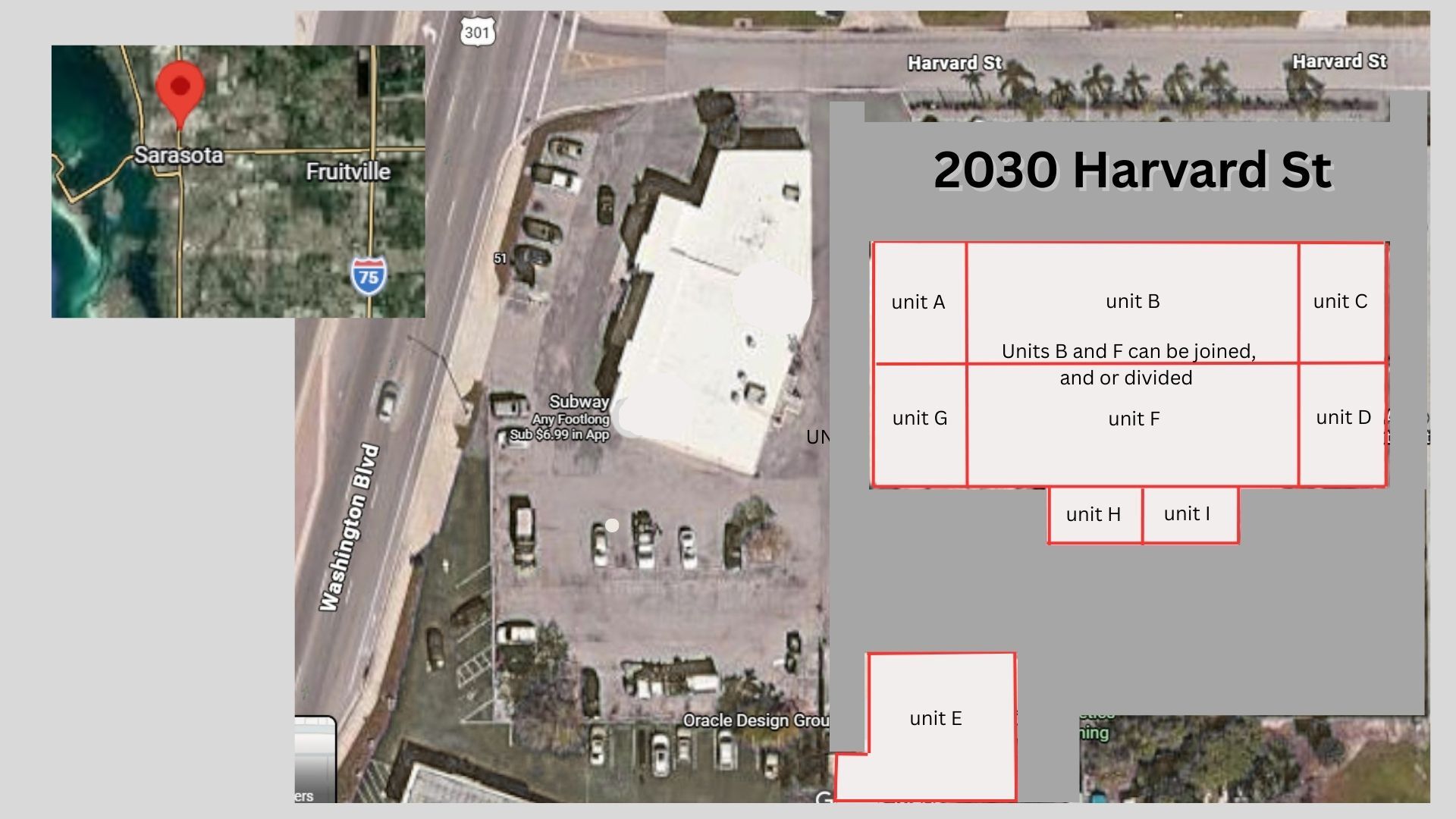 2030-2046 Harvard St, Sarasota, FL à louer Photo intérieure– Image 1 sur 1