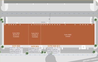 3540-3630 Amhurst Pky, Waukegan, IL à louer Plan de site– Image 1 sur 1