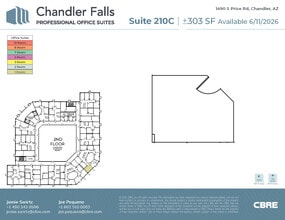 1490 S Price Rd, Chandler, AZ à louer Plan d’étage– Image 1 sur 1