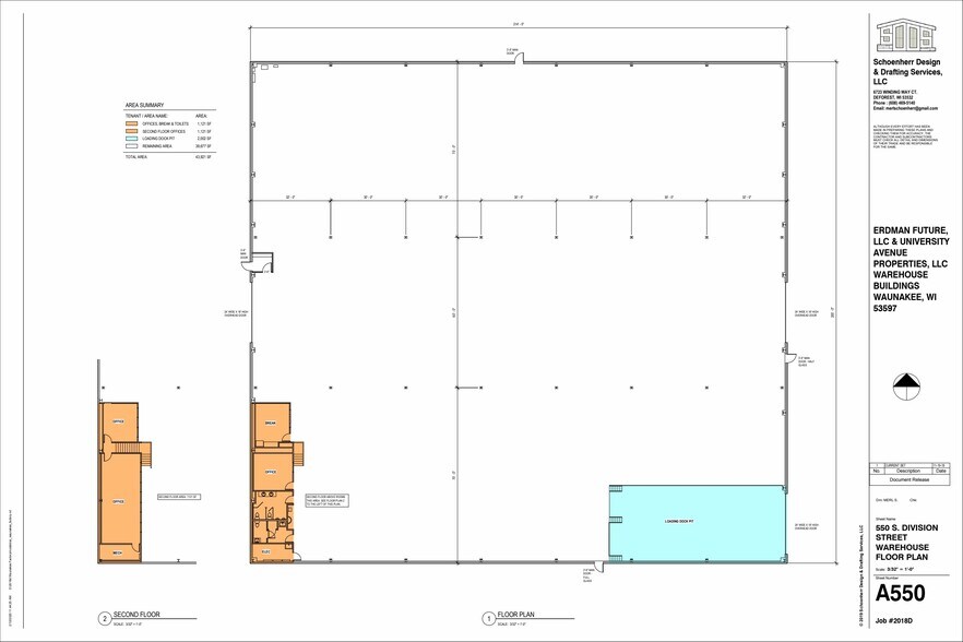 550 S Division St, Waunakee, WI à louer - Plan d’étage – Image 2 sur 2