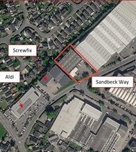 Sandbeck Lane, Wetherby, WYK - Vue aérienne vue de carte