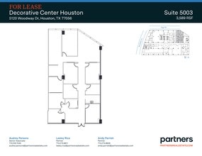 5120 Woodway Dr, Houston, TX à louer Plan de site– Image 1 sur 1