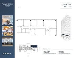1201 Louisiana St, Houston, TX à louer Plan d’étage– Image 2 sur 2