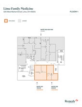 825 W Market St, Lima, OH à louer Plan d’étage– Image 1 sur 4