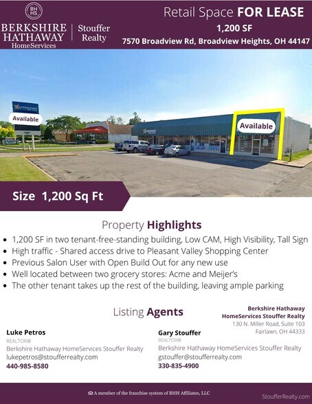 7570-7590 Broadview Rd, Parma, OH à louer - Photo de l’immeuble – Image 2 sur 11