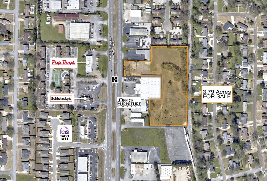 Memorial Parkway Southwest, Huntsville, AL à vendre - Plan cadastral – Image 1 sur 1