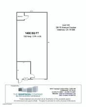 28170 Avenue Crocker, Valencia, CA à louer Plan d’étage– Image 1 sur 1