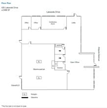 425 Lakeside Dr, Sunnyvale, CA à louer Plan d’étage– Image 1 sur 1