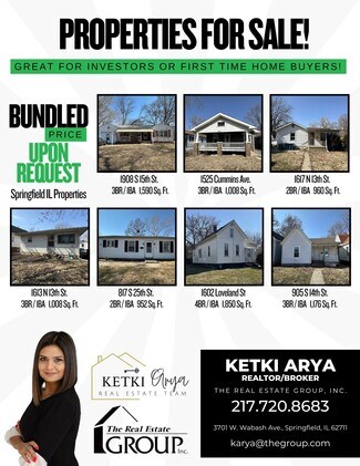Plus de détails pour Multiple Property Package For Sale – Logement à vendre, Springfield, IL