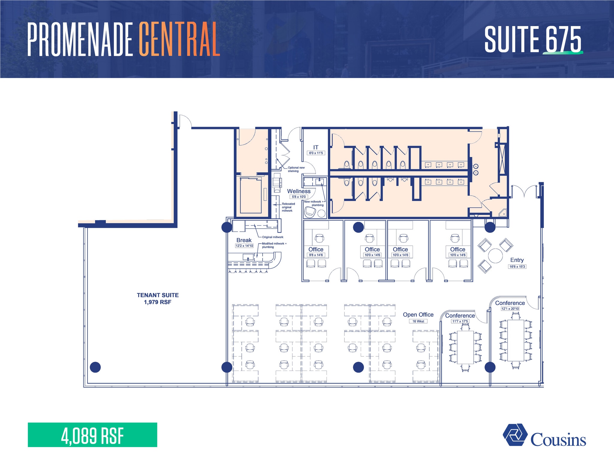1200 Peachtree St NE, Atlanta, GA à louer Plan d’étage– Image 1 sur 1