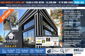 Plus de détails pour 2101 San Pablo Ave, Berkeley, CA - Local commercial à vendre
