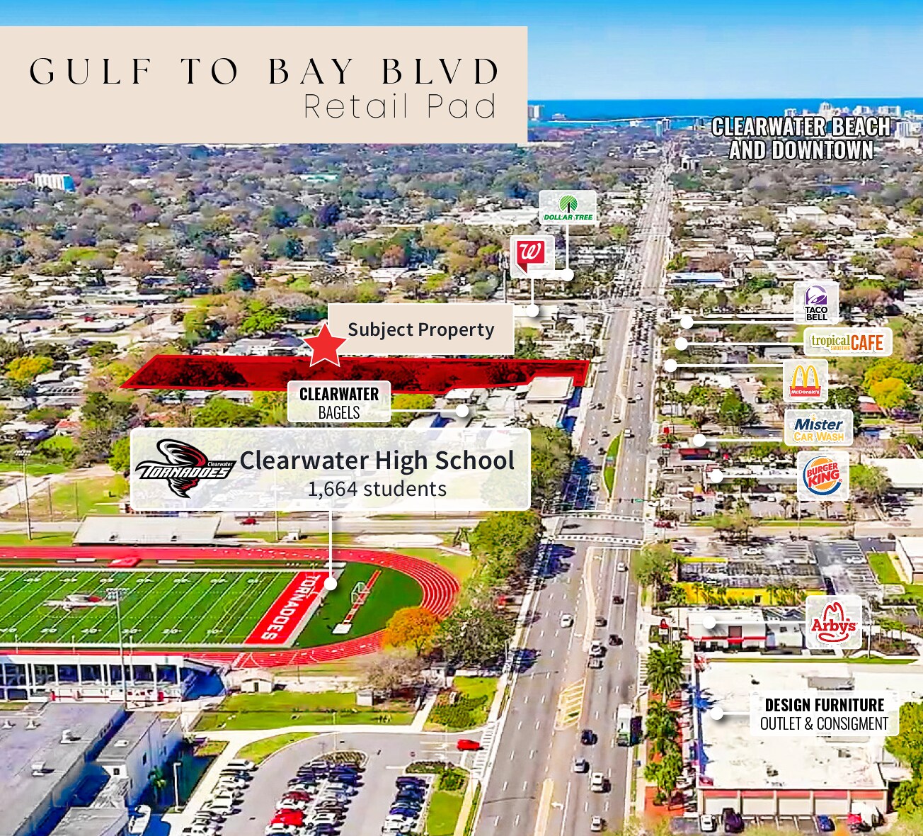1849 Gulf To Bay Blvd, Clearwater, FL à vendre Photo principale– Image 1 sur 4