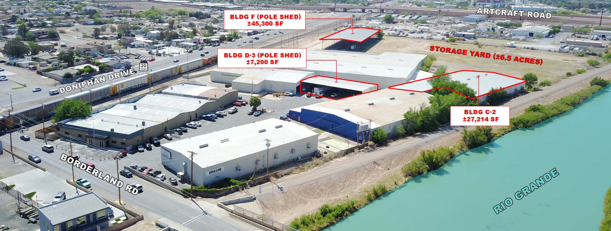 110 W Borderland Rd, El Paso, TX à louer Aérien– Image 1 sur 11
