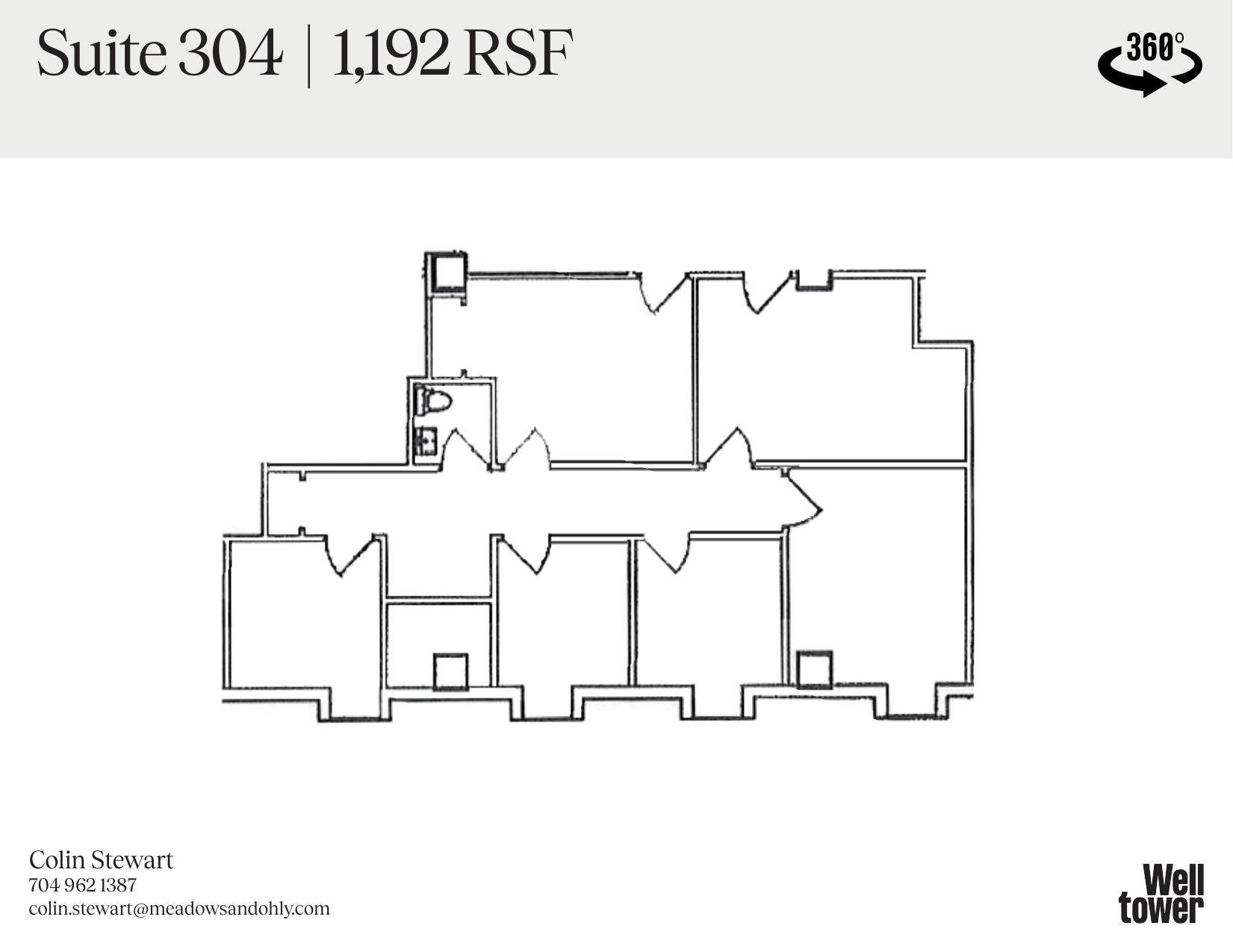 1900 Randolph Rd, Charlotte, NC à louer Plan d’étage– Image 1 sur 1