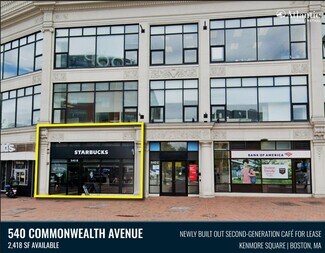 Plus de détails pour 540 Commonwealth Ave, Boston, MA - Local commercial à louer