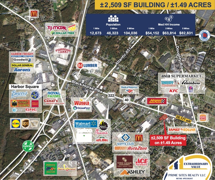 935 Black Horse Pike, Pleasantville, NJ à louer - Photo de l’immeuble – Image 3 sur 8