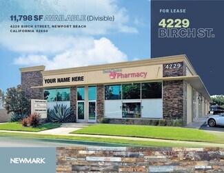 Plus de détails pour 4229 Birch St, Newport Beach, CA - Bureau/Médical, Bureau/Local commercial à louer