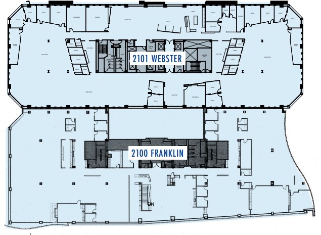2101 Webster St, Oakland, CA à louer Plan d’étage– Image 1 sur 1