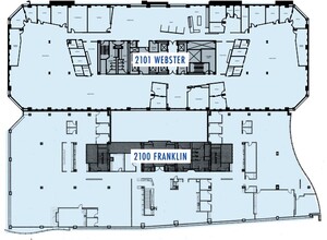 2101 Webster St, Oakland, CA à louer Plan d’étage– Image 1 sur 1
