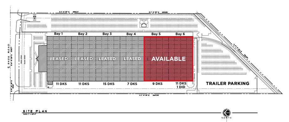 18901 Snow Rd, Brook Park, OH à louer Plan de site– Image 1 sur 1