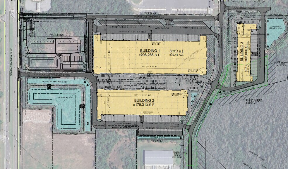 1915 S Poinciana Blvd, Kissimmee, FL à louer - Plan de site – Image 3 sur 3