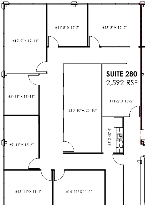 1 Harbor Ctr, Suisun City, CA à louer Plan d’étage– Image 1 sur 1