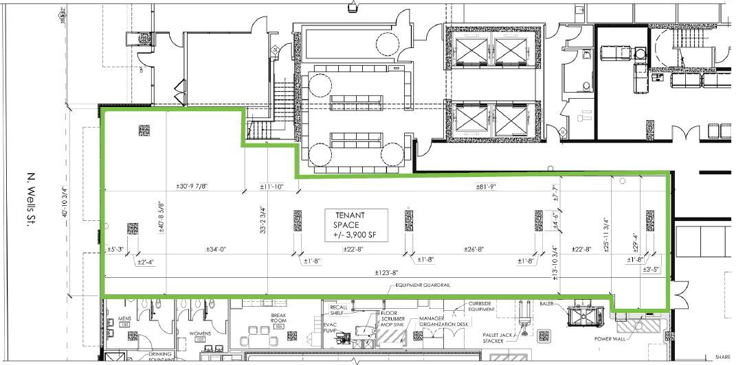 1140 N Wells St, Chicago, IL à louer Plan d’étage– Image 1 sur 3