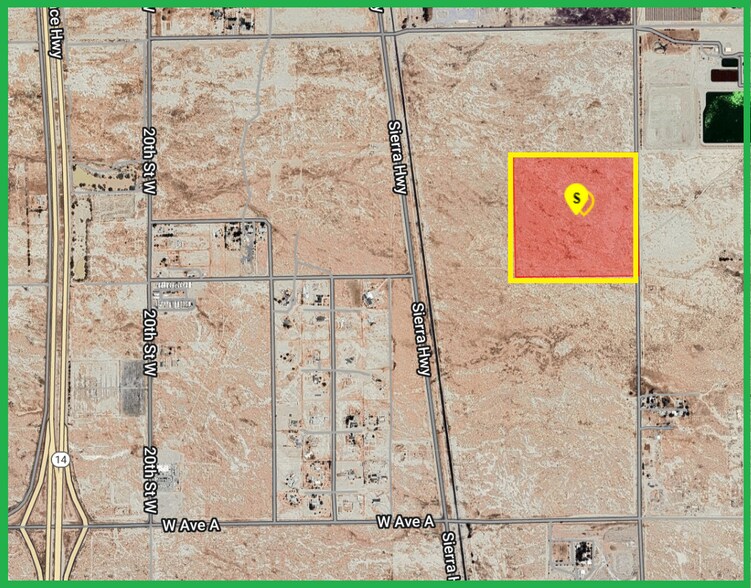 Patterson Ave And 10th, Rosamond, CA à vendre - Photo de l’immeuble – Image 3 sur 3