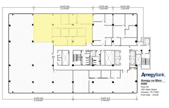 1801 Main St, Houston, TX à louer Plan d’étage– Image 1 sur 1
