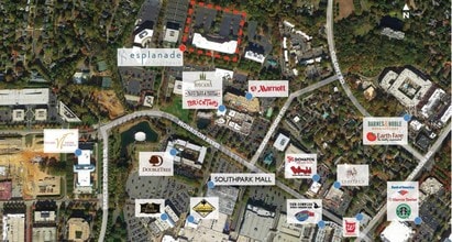 2101 Rexford Rd, Charlotte, NC - Vue aérienne vue de carte - Image1