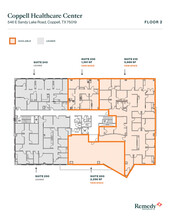 546 E Sandy Lake Rd, Coppell, TX à louer Plan d’étage– Image 1 sur 1