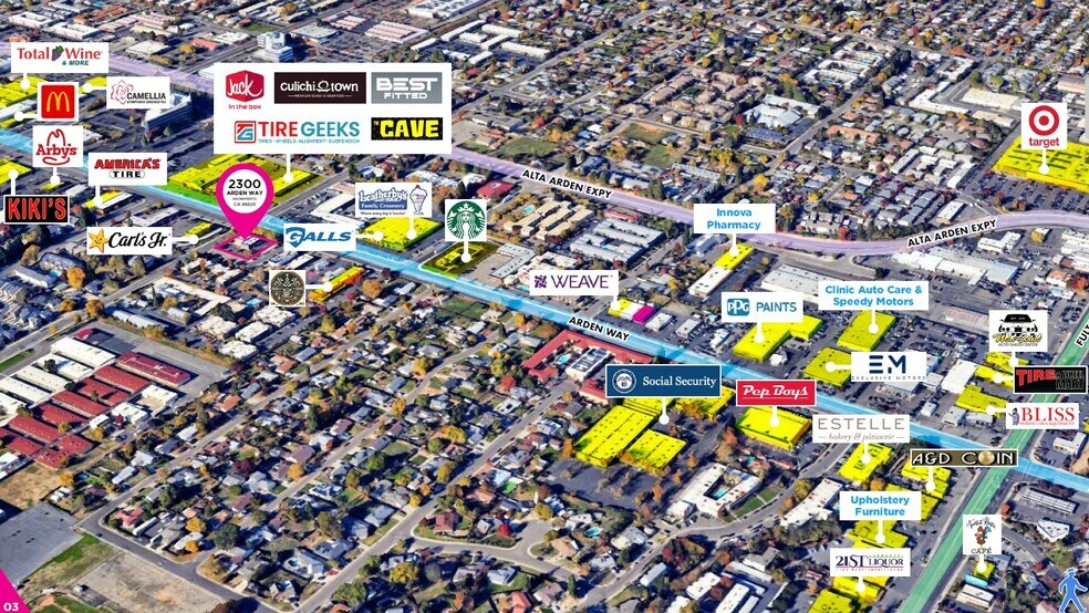 2300-2304 Arden Way, Sacramento, CA à louer - Photo de l’immeuble – Image 3 sur 14