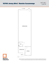 10700 Jersey Blvd, Rancho Cucamonga, CA à louer Plan de site– Image 2 sur 2