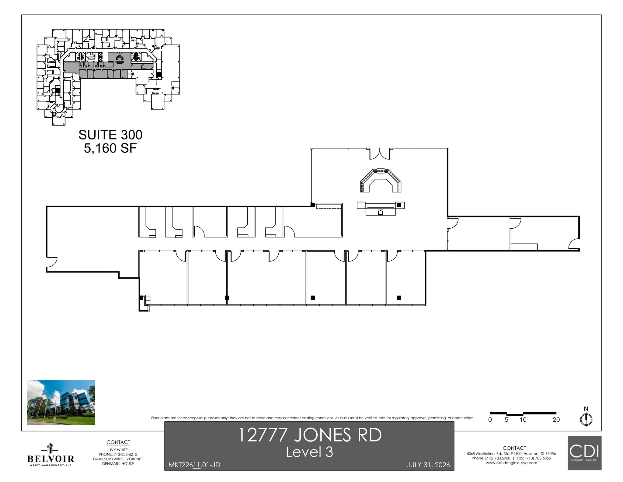 12777 Jones Rd, Houston, TX à louer Plan de site– Image 1 sur 1