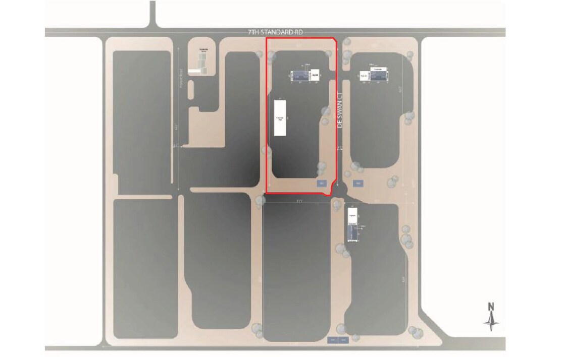 8921 De Swan Ct, Bakersfield, CA à louer Plan de site– Image 1 sur 1