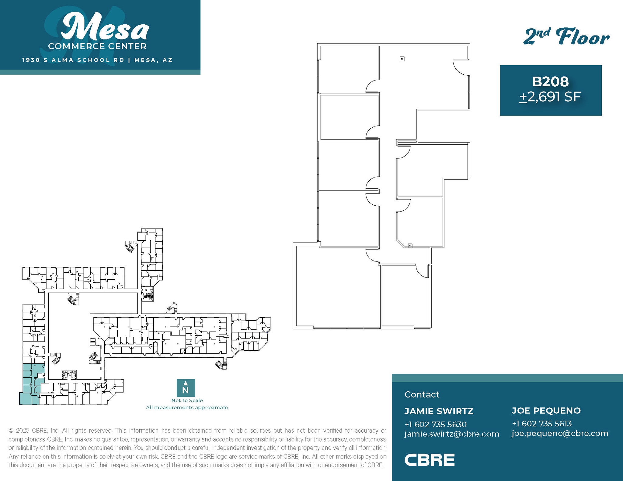 1930 S Alma School Rd, Mesa, AZ à louer Plan d’étage– Image 1 sur 14