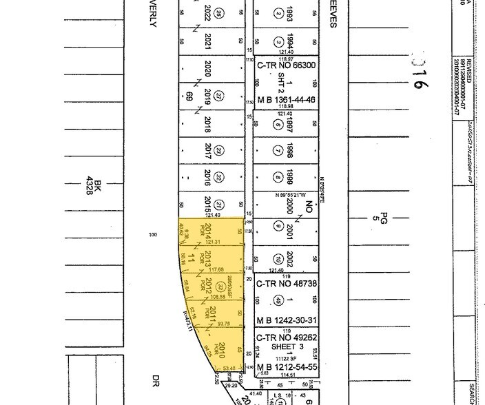 350 S Beverly Dr, Beverly Hills, CA à louer - Plan cadastral – Image 3 sur 7