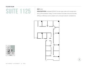 110 W A St, San Diego, CA à louer Plan d’étage– Image 1 sur 1