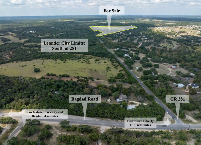 550 County Road 281, Leander, TX à vendre - Aérien – Image 2 sur 22