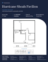 1130 Hurricane Shoals Rd, Lawrenceville, GA à louer Plan d’étage– Image 1 sur 1