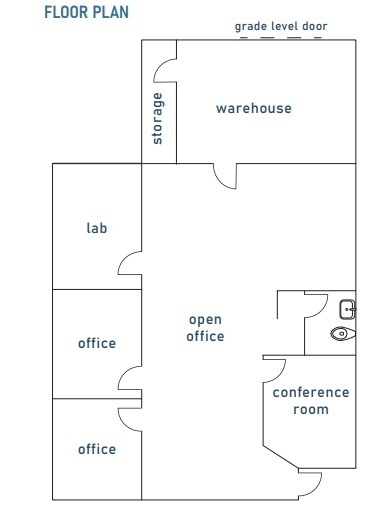 9823 Pacific Heights Blvd, San Diego, CA à louer Plan d’étage– Image 1 sur 1