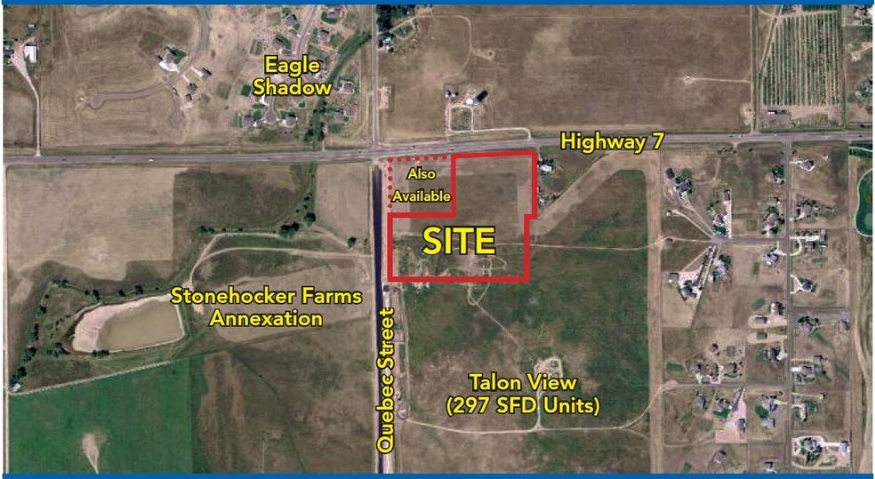 Up to 20 AC at Hwy 7 & Quebec St portefeuille de 2 biens à vendre sur LoopNet.fr - Aérien – Image 2 sur 3