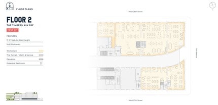271 11th Ave, New York, NY à louer Plan d’étage– Image 2 sur 2