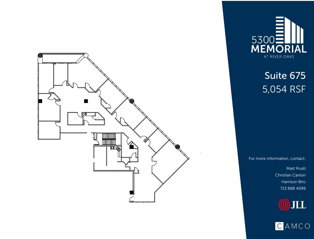5300 Memorial Dr, Houston, TX à louer Plan d’étage– Image 1 sur 1