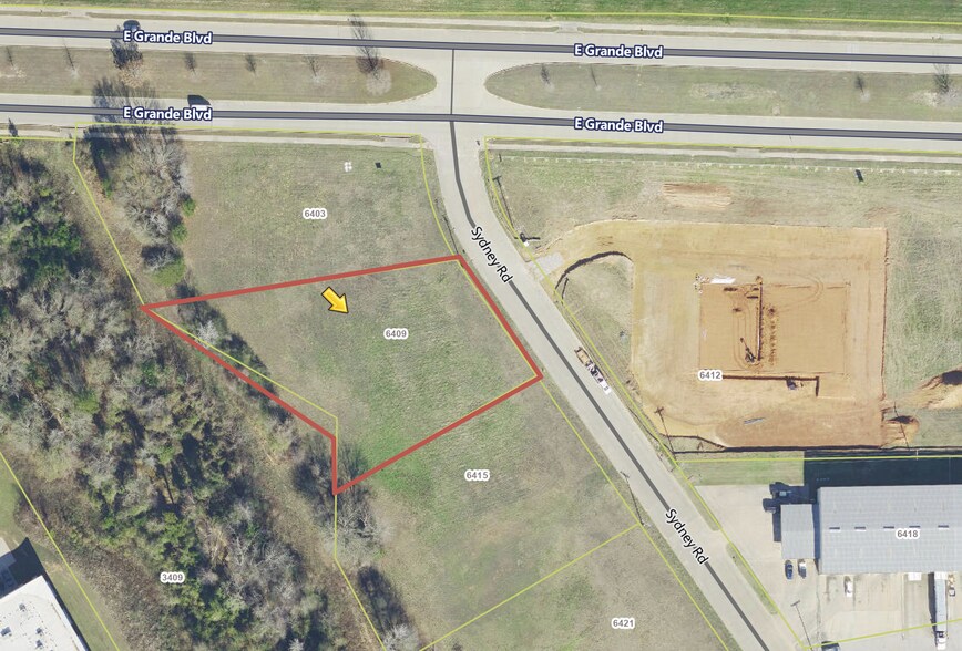 6409 Sydney Rd, Tyler, TX à vendre - Aérien – Image 2 sur 3