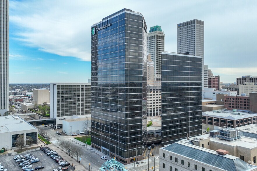 2 W 2nd St, Tulsa, OK à louer - Aérien – Image 2 sur 6